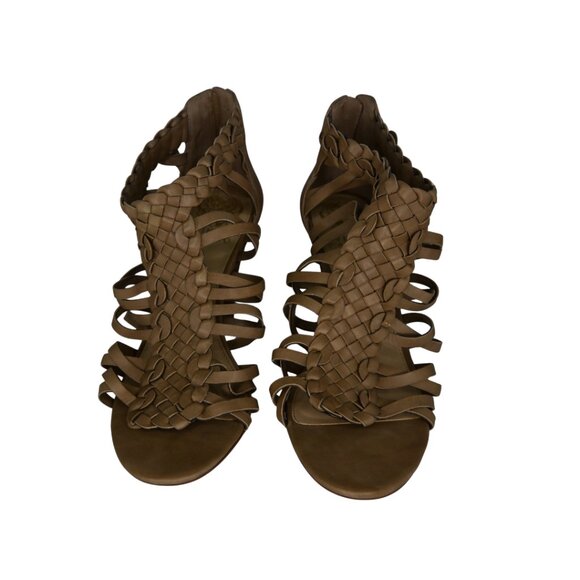 Vince Camuto Alaizah Braided Caged Sandal - Taupe/Tan/Light Brown - Picture 4 of 4